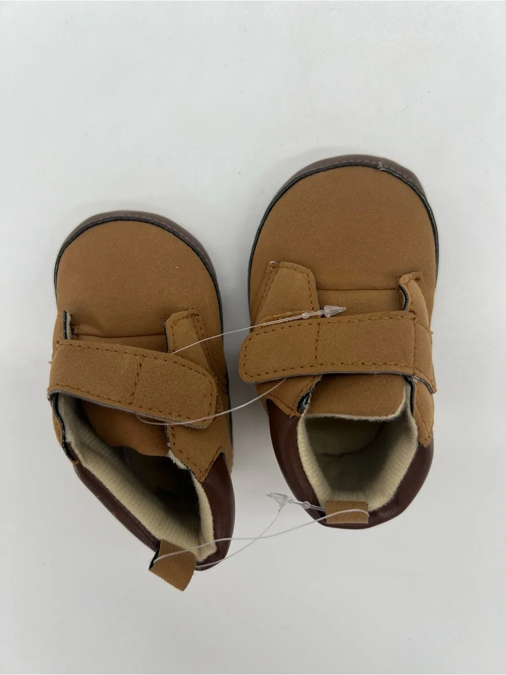 Carters Child Of Mine Baby Boy Brown Shoes Sz 3-6 Months